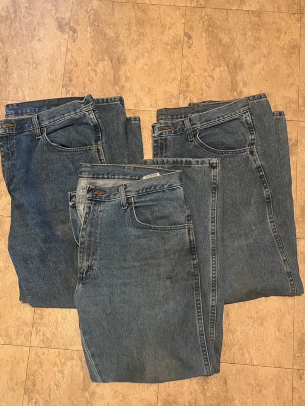 36/29 Men's Blue Jeans - 3 pairs $15